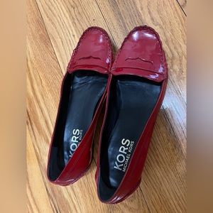 Michael Kors Red Loafers
